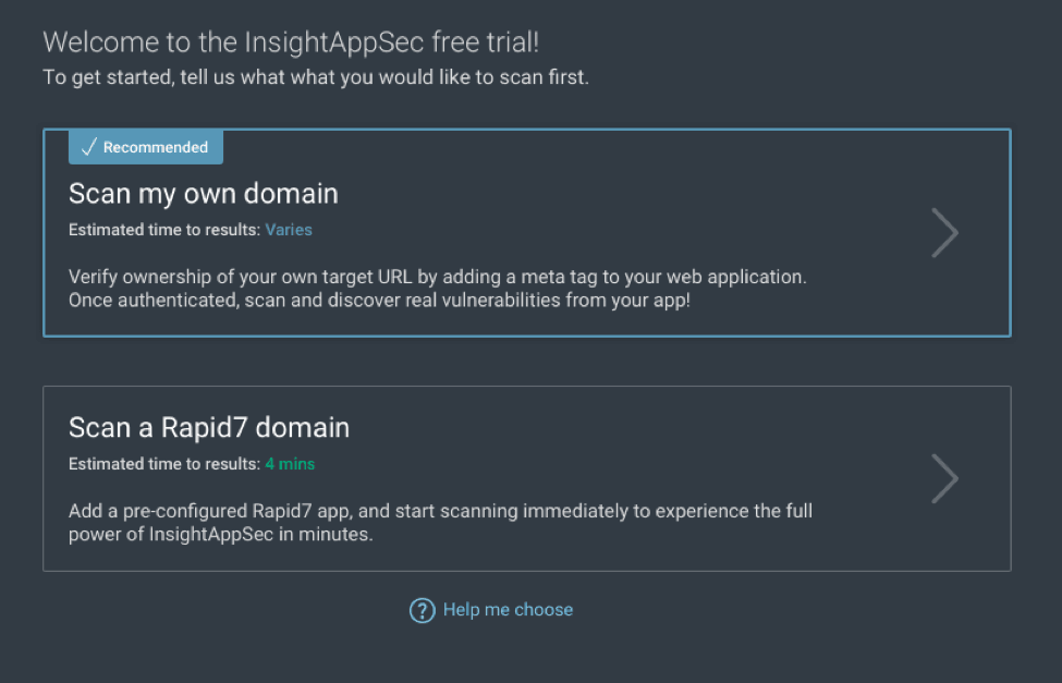 How to Scan Your Own Application with the InsightAppSec Free Trial