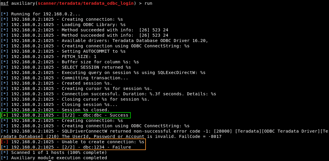How to Use Metasploit Teradata Modules