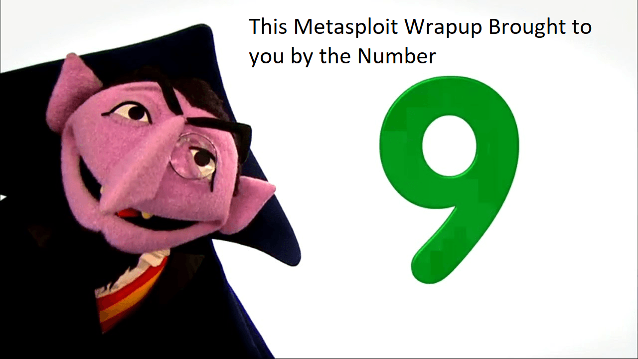 Metasploit Wrap-up: 9/25/20