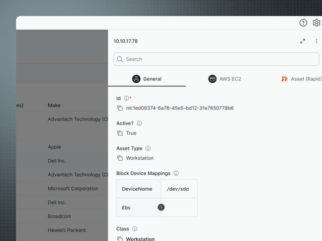 Asset Note Surface Command | Attack Surface Management | Rapid7
