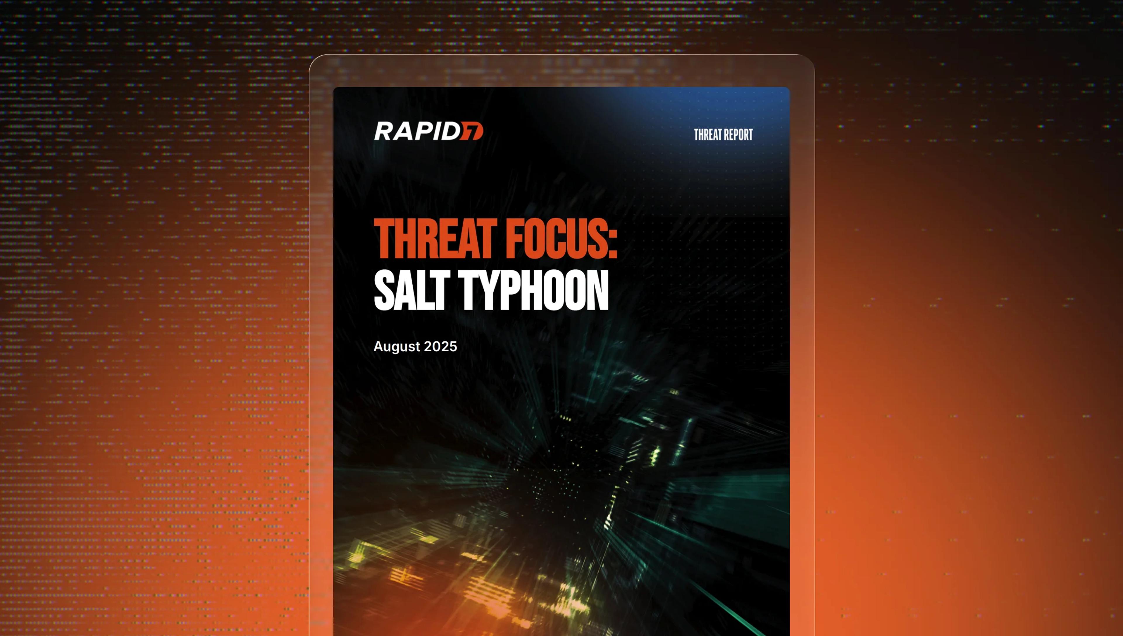 Salt Typhoon APT theat report