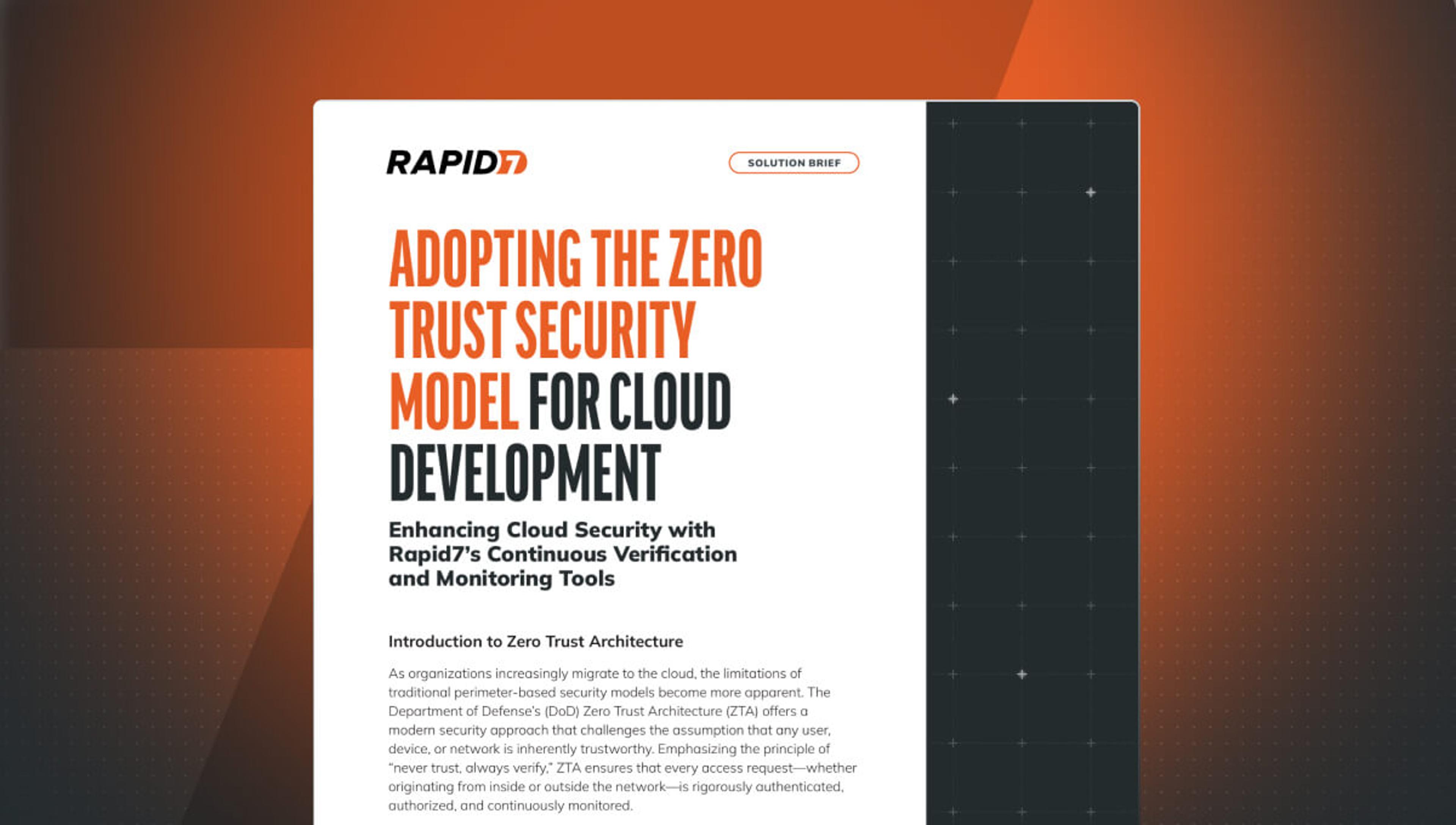 Zero Trust Framework